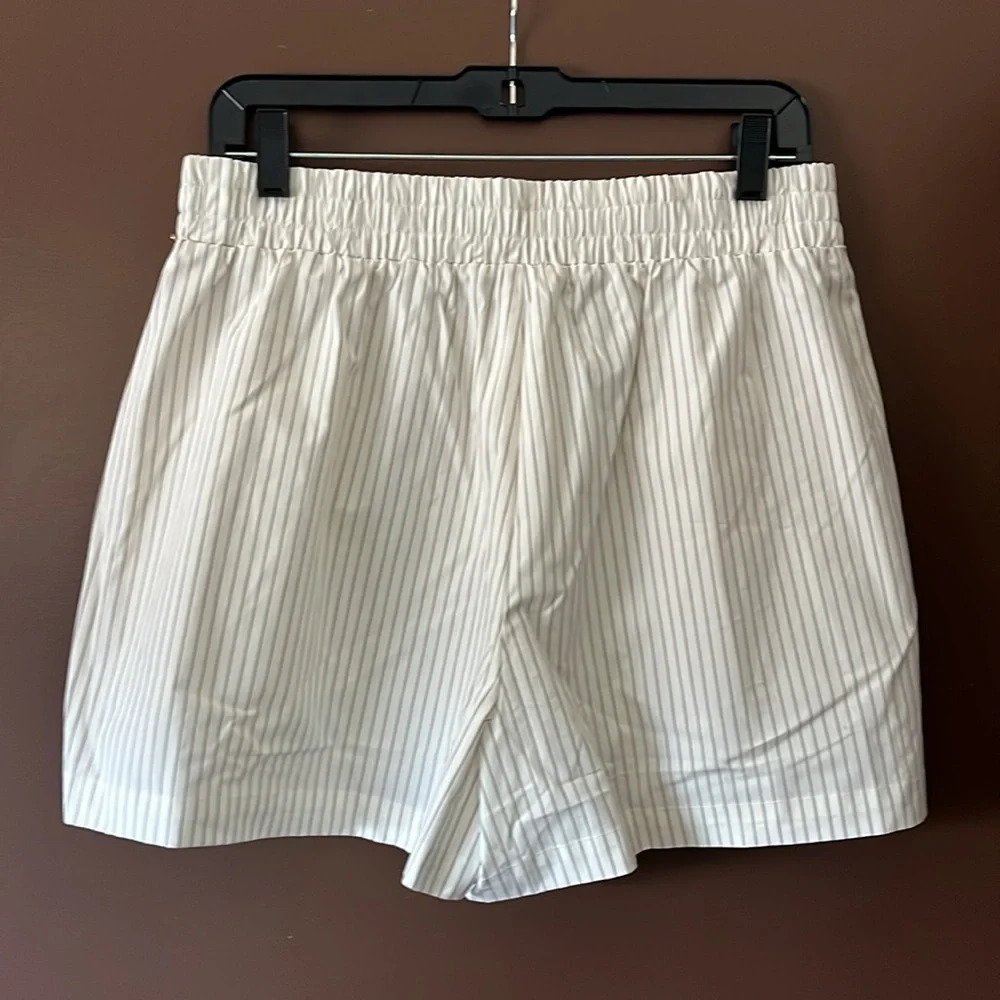 NWT Good American X Anthropologie Striped Boxer Shorts - Picture 7 of 9